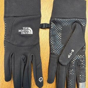 The North Face Black E-Tip Touchscreen Gloves Size L